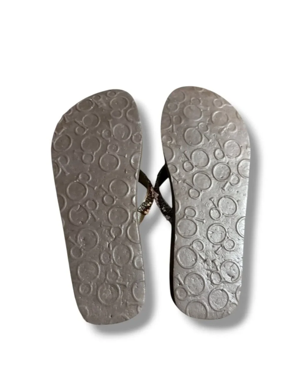 OP Beaded Flip‑Flop Sandals size 11